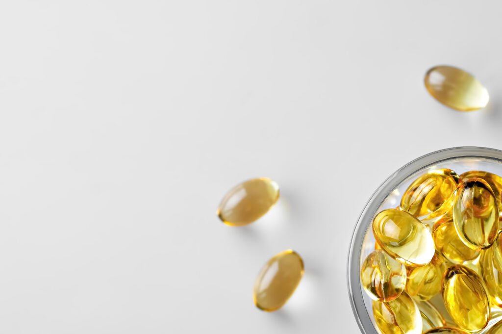 Capsules of fish oil